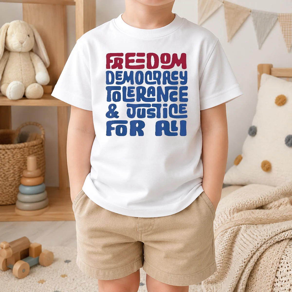 Top Pretty Freedom Democracy Tolerance Justice For All Shirt - Image 9