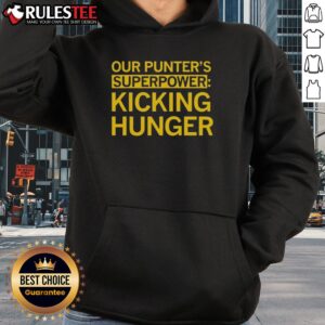 Alternative view of Good Tyler Perkins Our Punter's Superpower Kicking Hunger T-Shirt