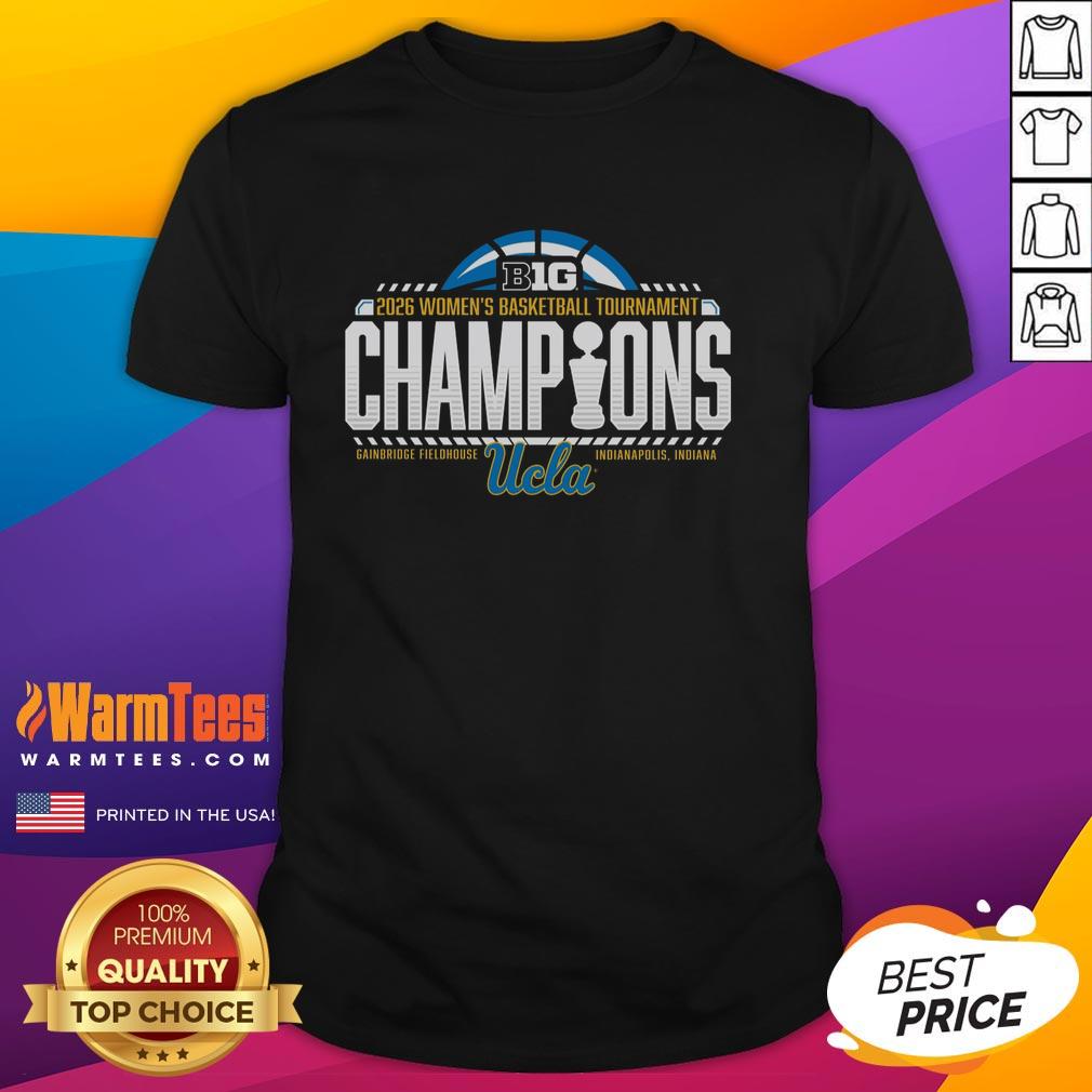 Premium Ucla Bruins Blue 84 2026 Big Ten Women's Basketball Tournament Champions Locker Room T-Shirt