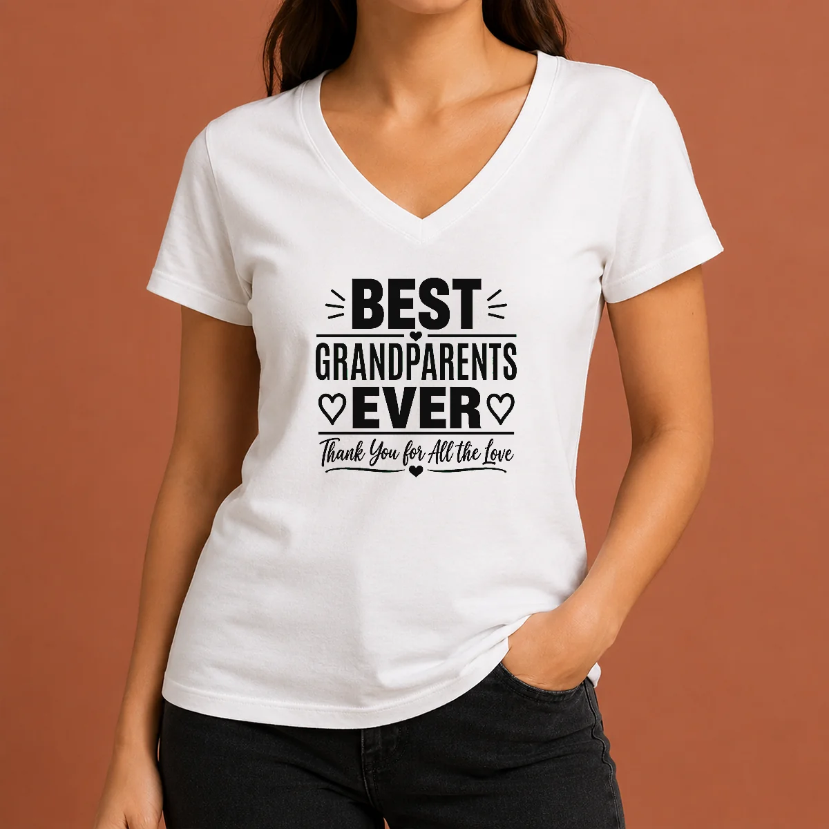 Hot Good Grandparents Day Best Grandparents Ever Minimalist Shirt - Image 2