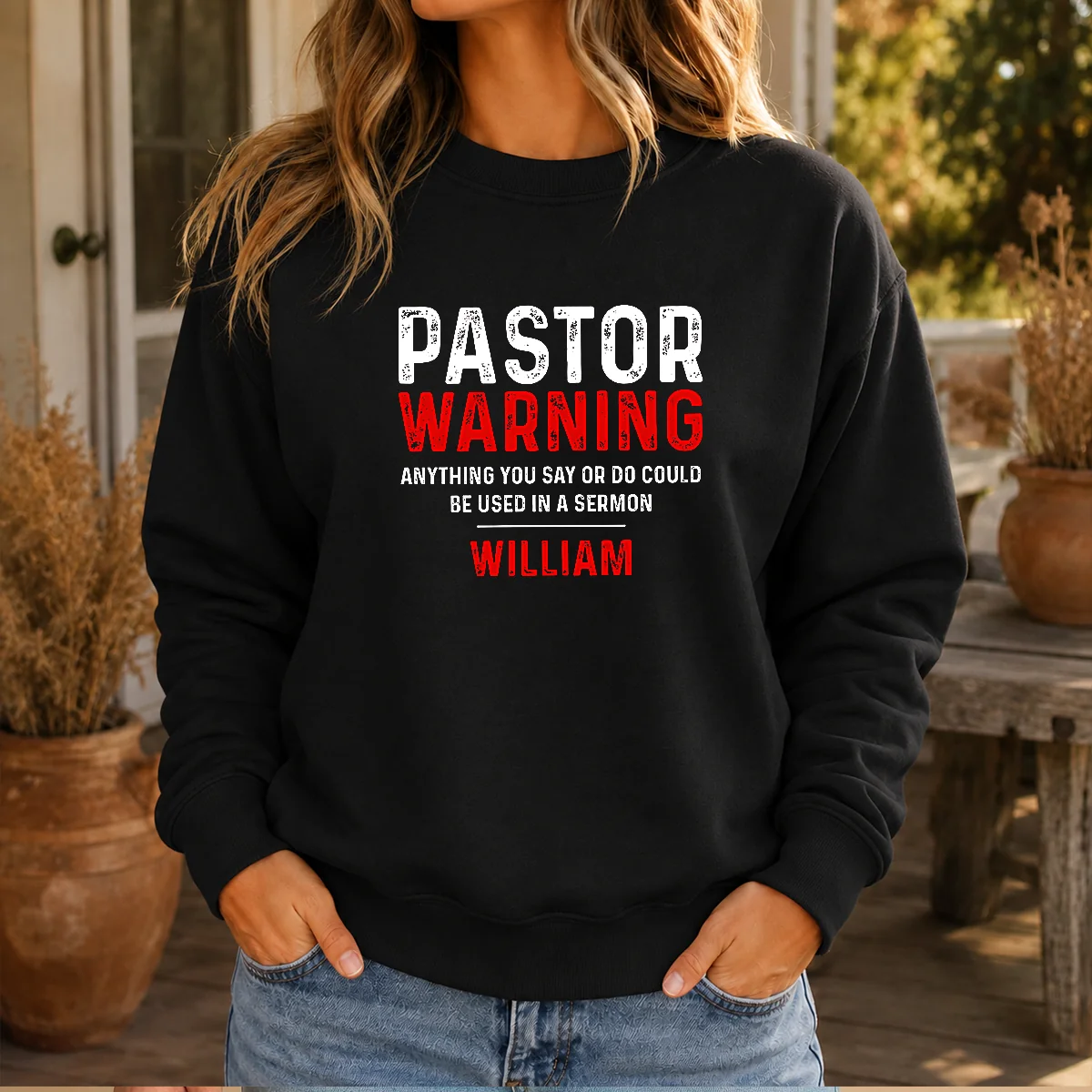 Original Pastor Warning Shirt - Image 7