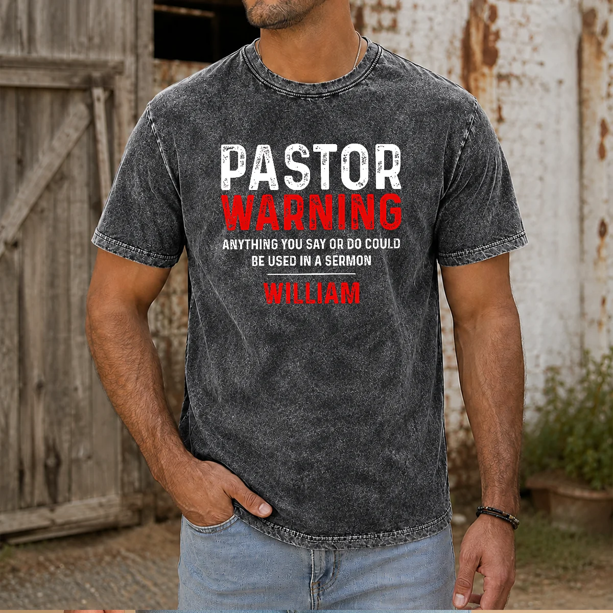 Original Pastor Warning Shirt - Image 8