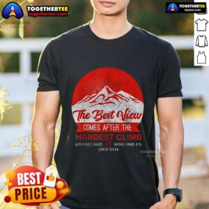 Premium The Best View Comes After The Hardest Climb Alpe d'Huez France T-Shirt