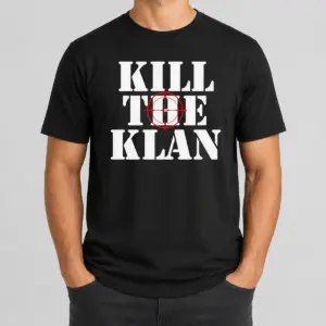 Good Kill The Klan Anti Racism Crosshair Target Graphic Statement Shirt