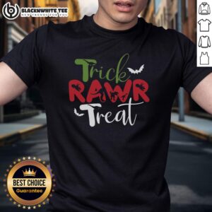 Top Trick RAWR Treat Dinosaur Halloween T-Shirt