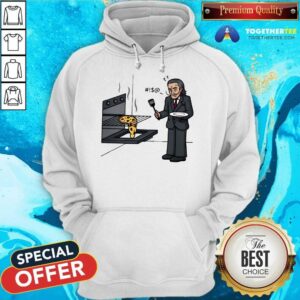 Alternative view of Premium Funny Melting Pizza T-Shirt