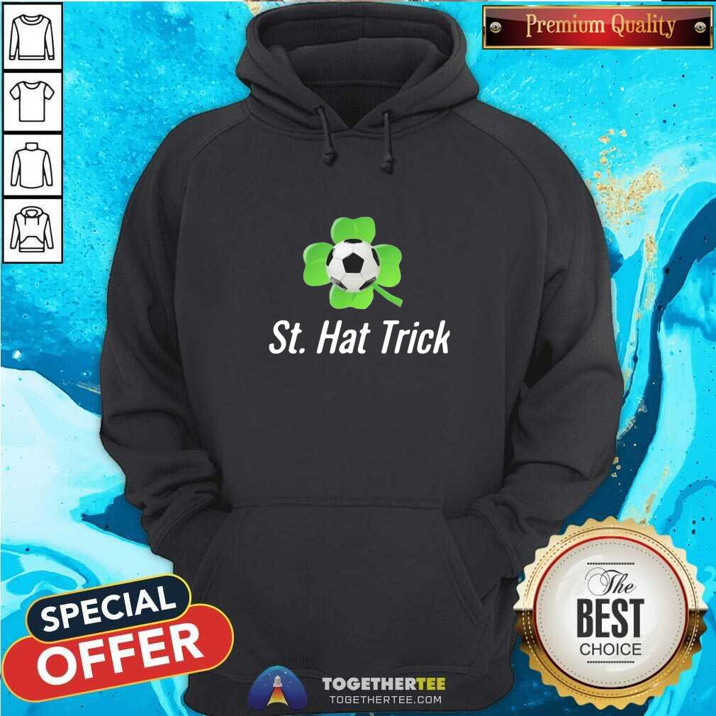 Nice St Pattys Irish Soccer Hat Trick Shirt - Image 5