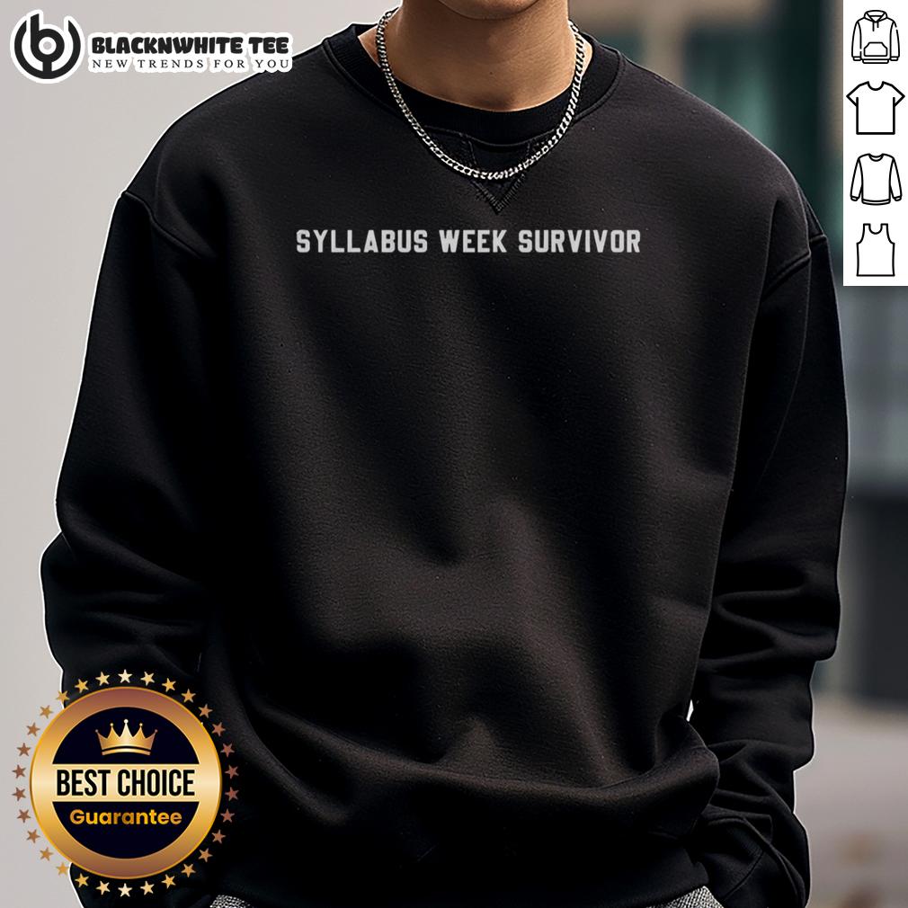 Official Syllabus Week Survivor T-Shirt - Image 5