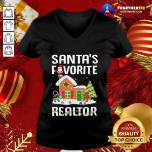 Alternative view of Great Santa’s Favorite Realtor Anti Covid-19 Merry Christmas 2020 Shirt