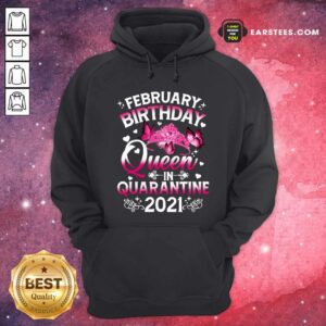 Alternative view of Premium February Birthday Queen In Quarantine 2021 Shirt
