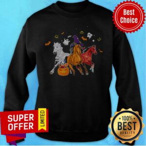 Alternative view of Funny Horse Happy Halloween Shirt