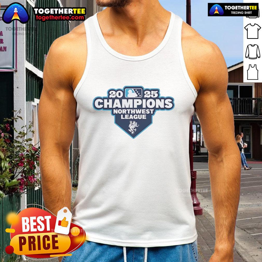 Original Everett Aquasox 2025 Northwest League Champions Logo T-Shirt - Image 4