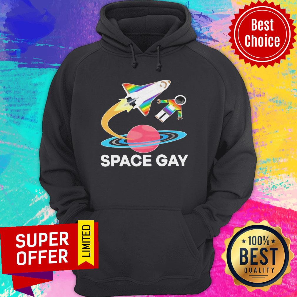 Premium Lgbt Space Gay Shirt - Image 3
