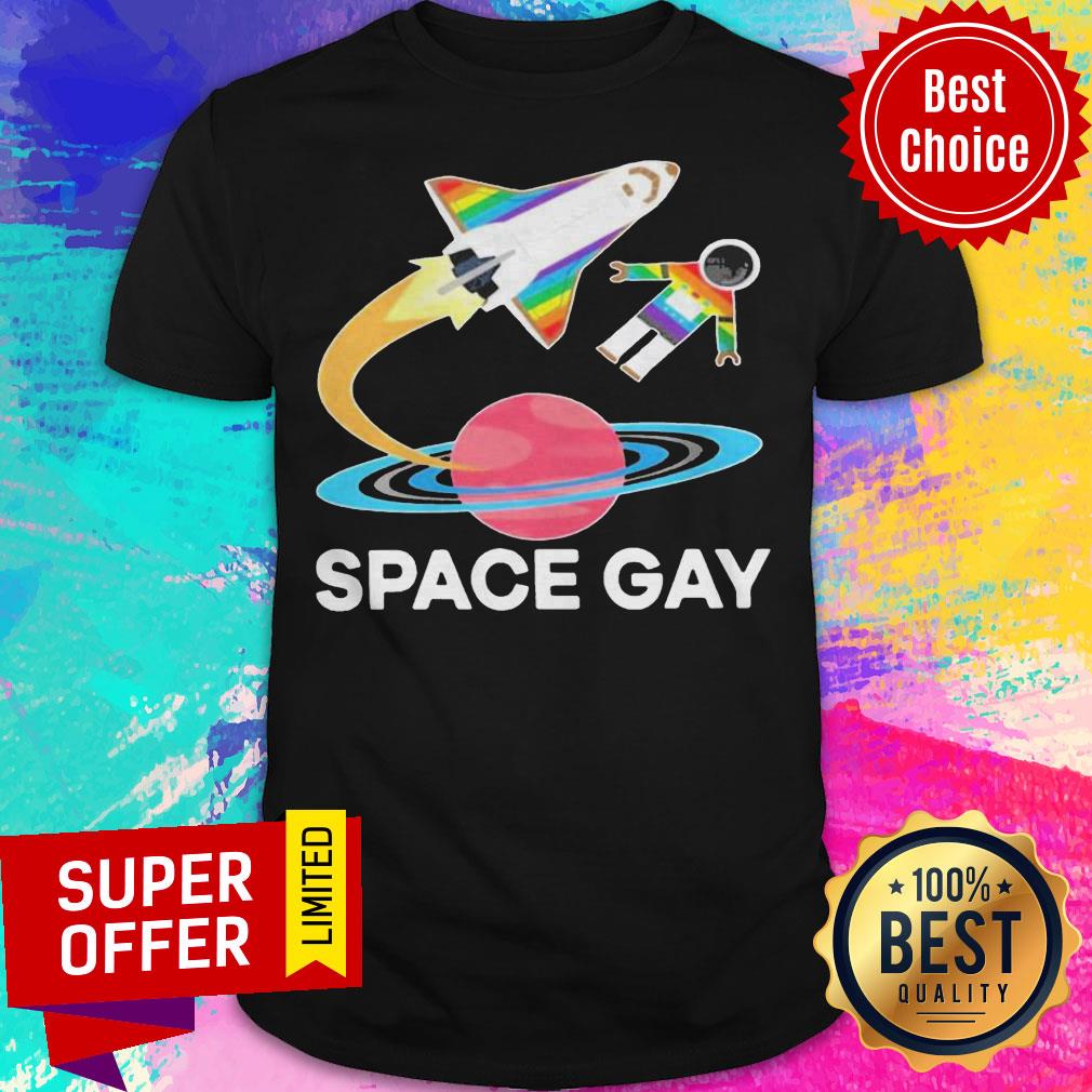 Premium Lgbt Space Gay Shirt