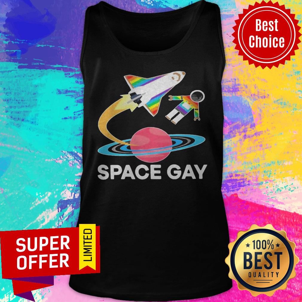 Premium Lgbt Space Gay Shirt - Image 5