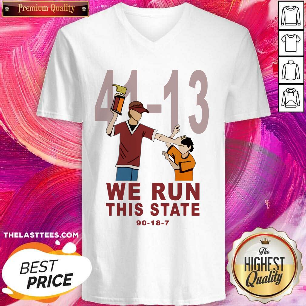 Top 41 13 We Run This State 90 18 7 Shirt - Image 3