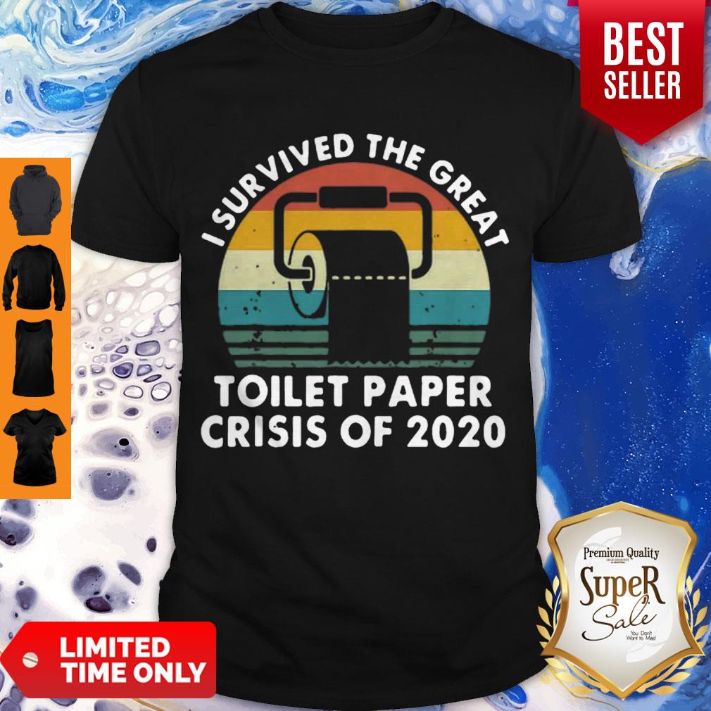 Perfect Vintage I Survived Toilet Paper Crisis 2020 Shirt