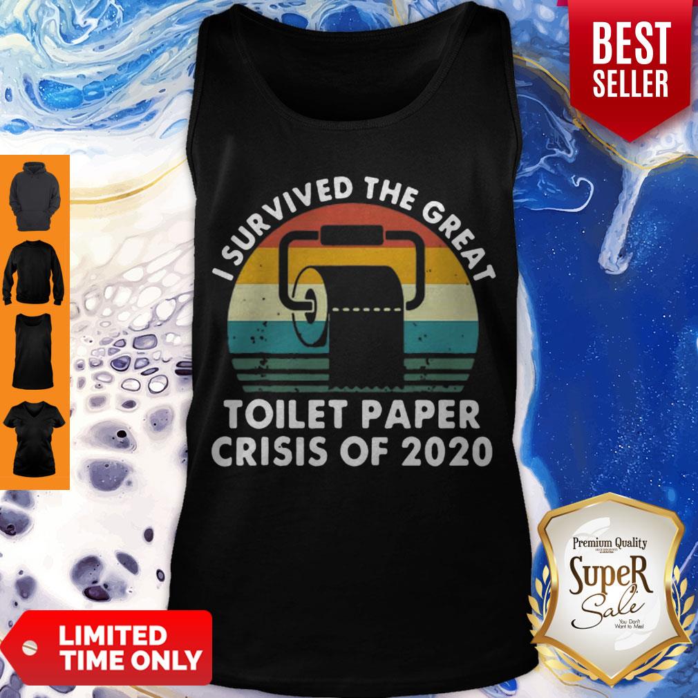Perfect Vintage I Survived Toilet Paper Crisis 2020 Shirt - Image 4