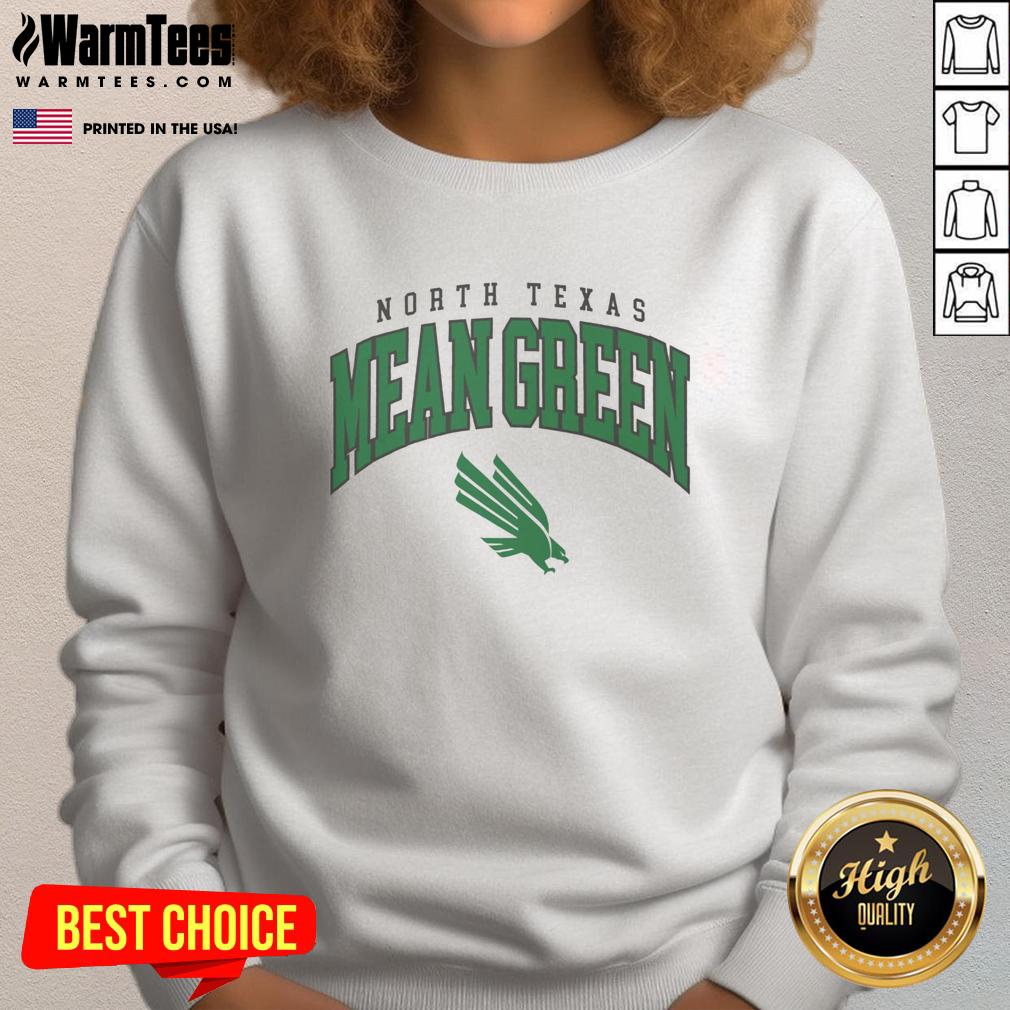 Hot North Texas Mean Green Classic Logo T-Shirt - Image 5