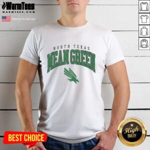Hot North Texas Mean Green Classic Logo T-Shirt