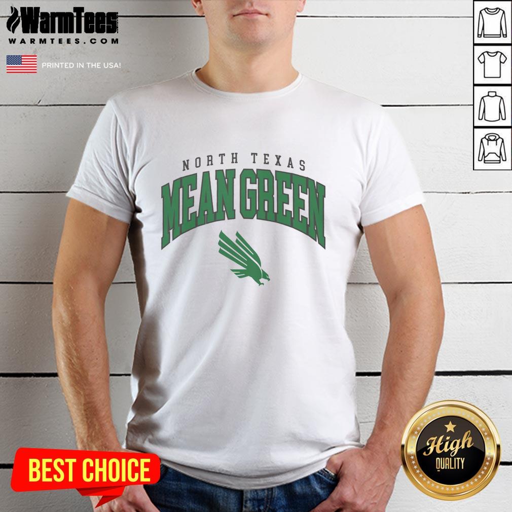 Hot North Texas Mean Green Classic Logo T-Shirt