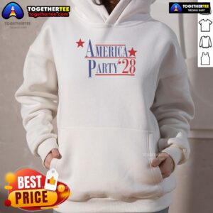 Alternative view of Top Elon Musk America Party 2028 T-Shirt