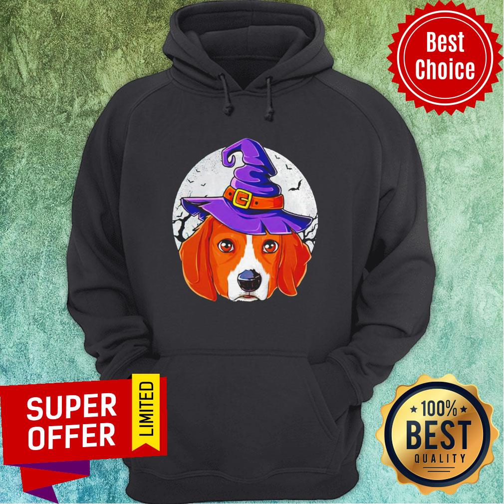 Funny Beagle Witch Halloween Shirt - Image 3