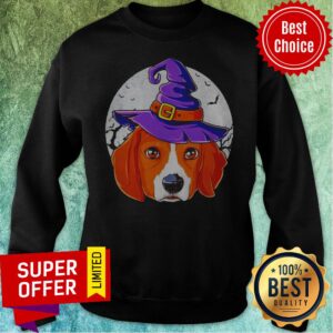 Alternative view of Funny Beagle Witch Halloween Shirt