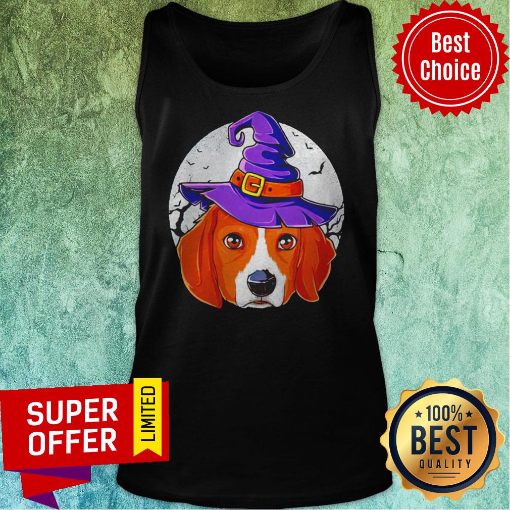 Funny Beagle Witch Halloween Shirt - Image 5