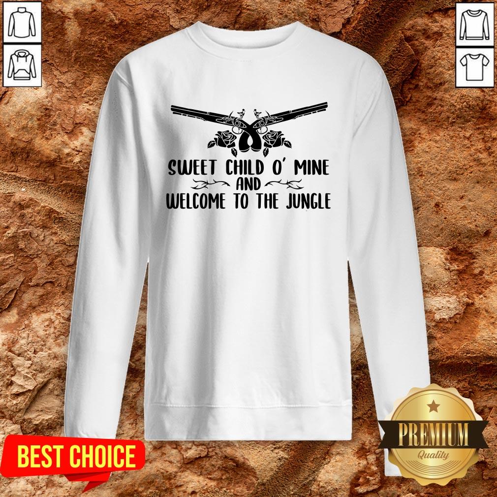 Reality Of Parenting Somewhere Between Sweet Child O Mine And Welcome To The Jungle Shirt - Image 4