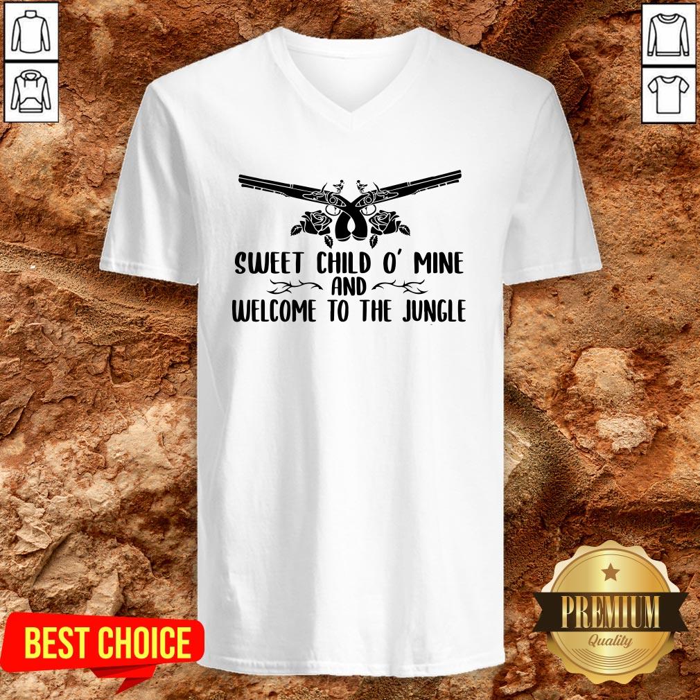 Reality Of Parenting Somewhere Between Sweet Child O Mine And Welcome To The Jungle Shirt - Image 2