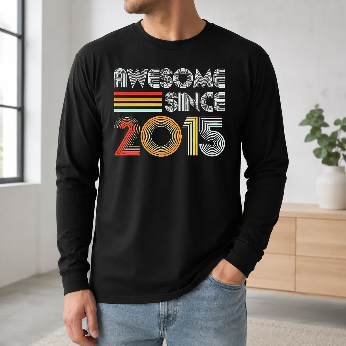 Nice Top Since 2015 Vintage Shirt - Image 5