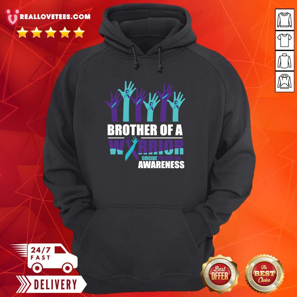 Great Brother Of A Warrior Suicide Awareness Shirt - Image 4