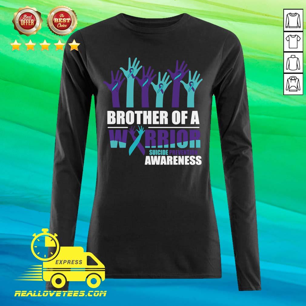Great Brother Of A Warrior Suicide Awareness Shirt - Image 2
