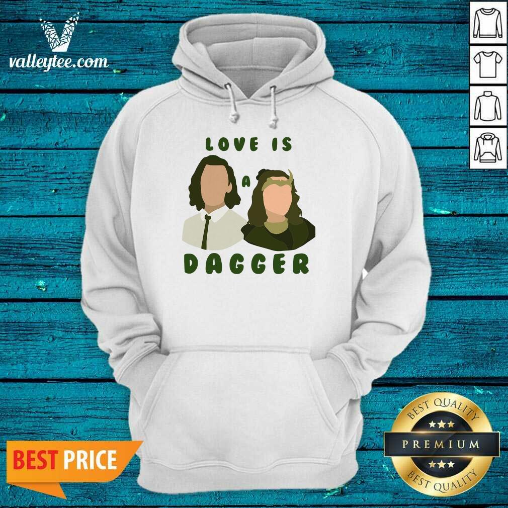 Love Is A Dagger Loki Laufeyson Sylvie Laufeydottir Shirt - Image 3