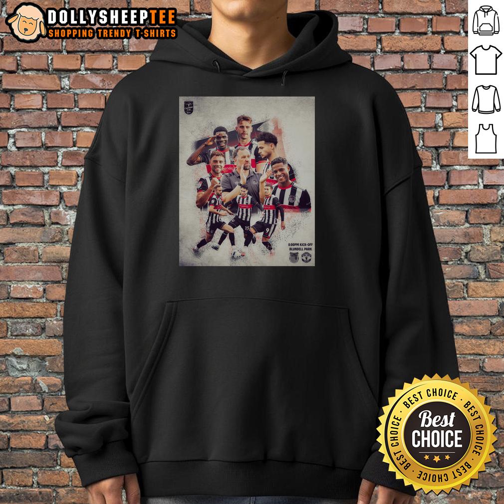 Awesome Grimsby Town Soccer Player T-Shirt - Image 2