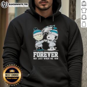 Alternative view of Official Philadelphia Eagles Charlie Brown And Snoopy Forever Not Just When We Win T-Shirt