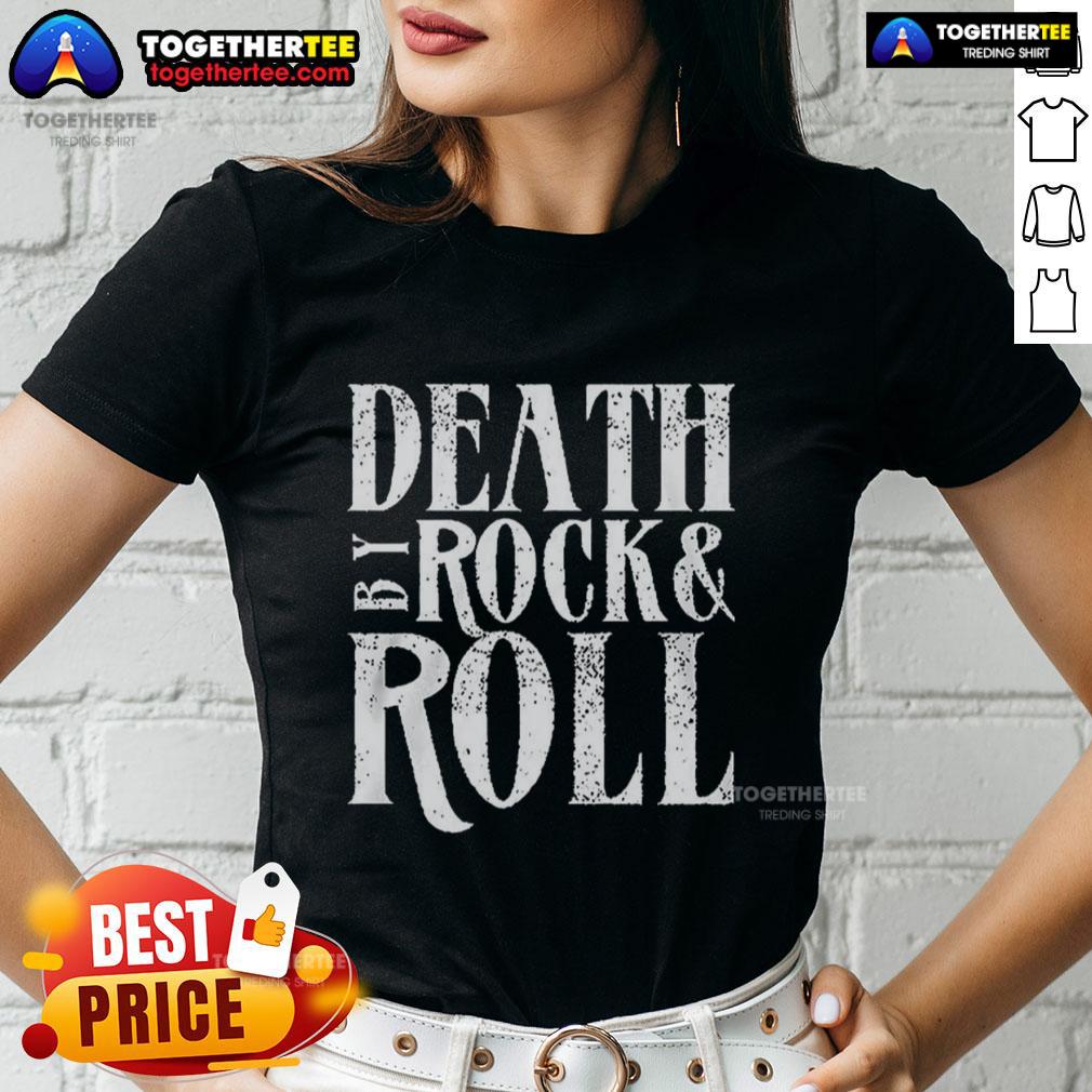 Original Death By Rock Roll T-Shirt - Image 3