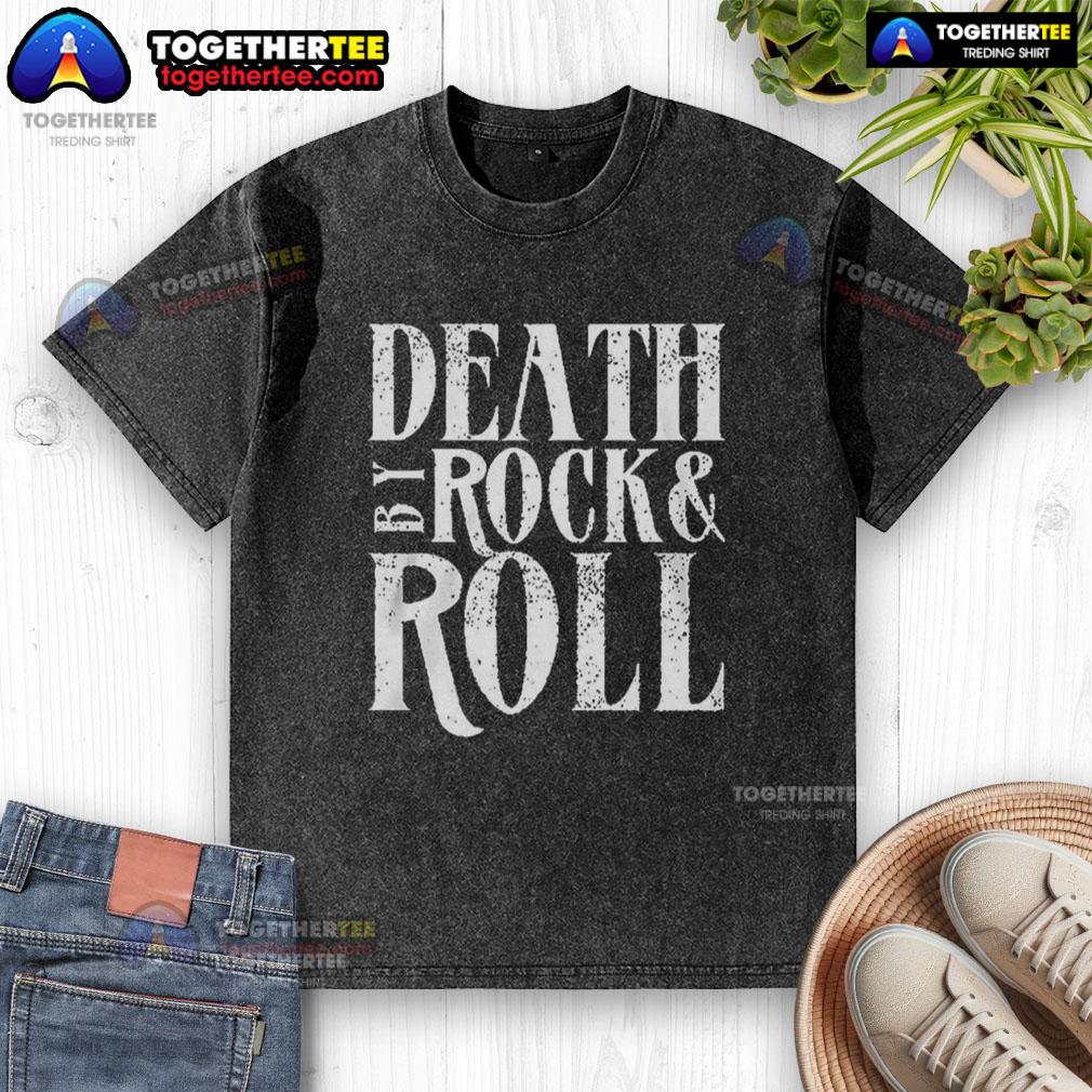 Original Death By Rock Roll T-Shirt - Image 6