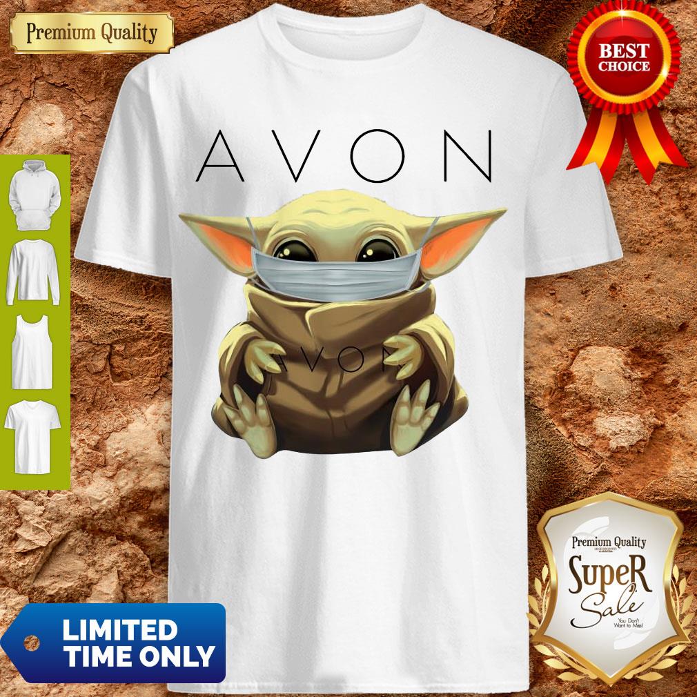 Cute Baby Yoda Hug Avon Mask Shirt