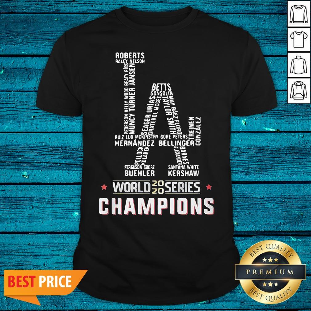 Happy Los Angeles Dodgers World Series 2020 Champions Shirt