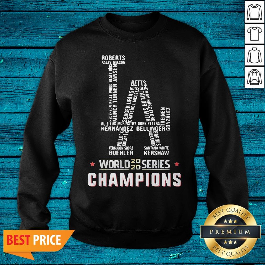 Happy Los Angeles Dodgers World Series 2020 Champions Shirt - Image 3