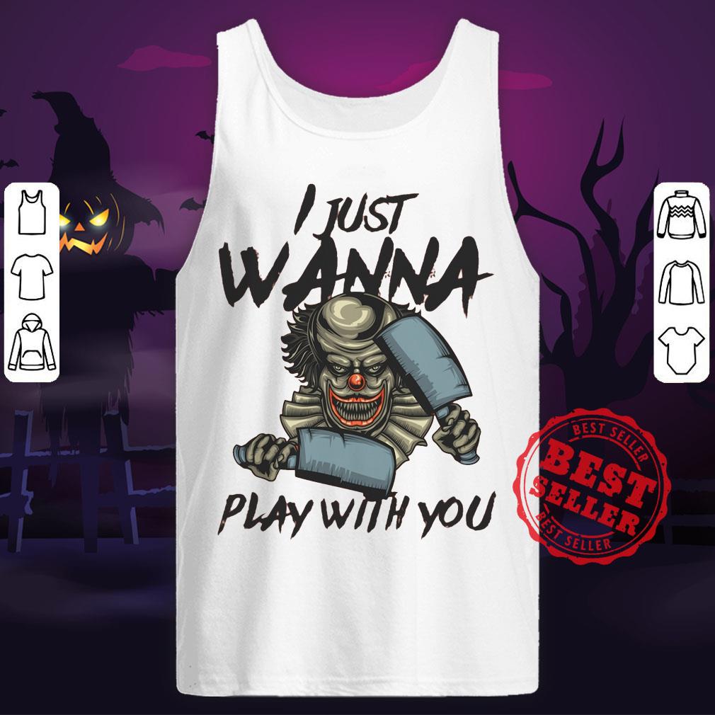 Halloween Joker I Just Wanna Play With You Shirt - Image 5