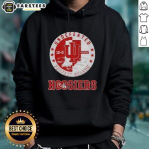 Alternative view of Awesome 2025 Undefeated 12-0 Perfect Season Indiana Hoosiers All Signatures T-Shirt