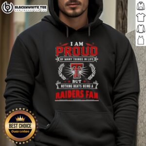 Alternative view of Awesome I Am Proud Of Many Things In Life But Nothing Beats Being A Texas Tech Red Raiders Fan T-Shirt