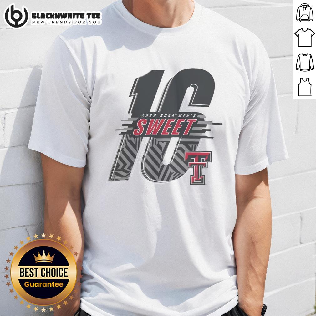 Pretty Texas Tech Red Raiders 2026 NCAA Men's Basketball Sweet 16 T-Shirt