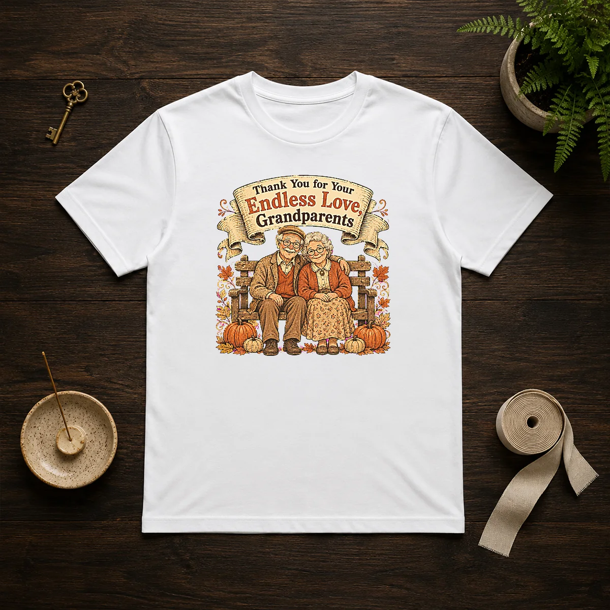 Awesome Grandparents Day Vintage Gratitude Family Shirt