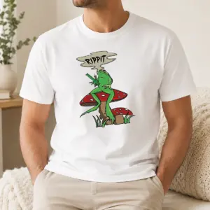 Official Frog Holding Gun Rippit Shirt