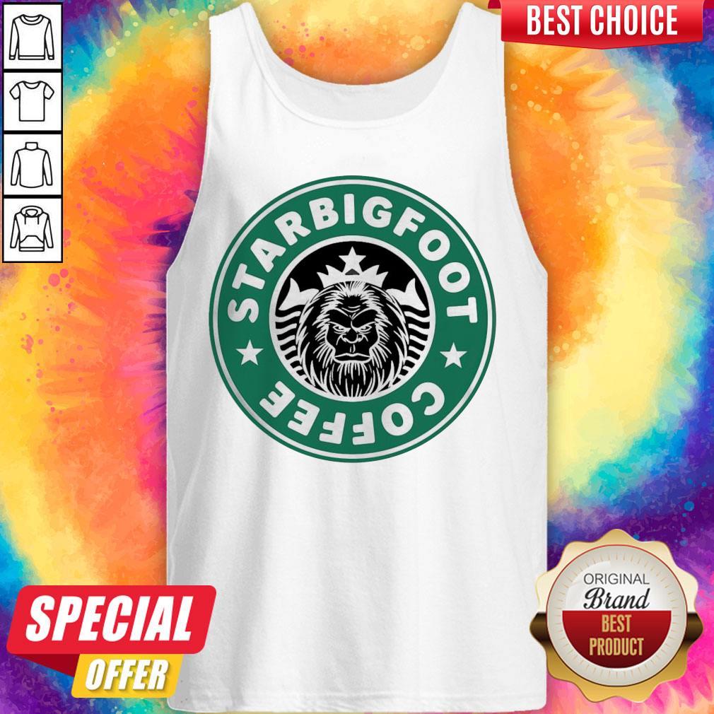 Official Starbucks Bigfoot Coffee Logo Shirt - Image 3