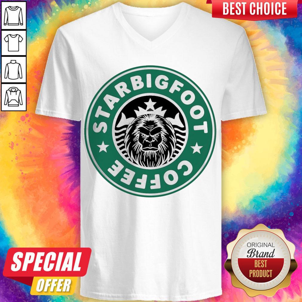 Official Starbucks Bigfoot Coffee Logo Shirt - Image 2